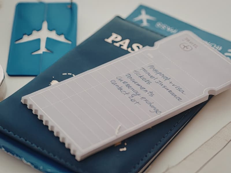 Don't Forget Important Travel Documents